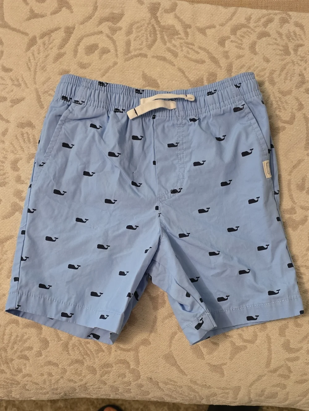 Vineyard Vines Light Blue Whale-Print Shorts